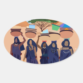 ベビー 楕円形シール