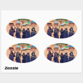 ベビー 楕円形シール (シート)