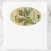 ベビー 楕円形シール (バッグ)