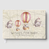 ベビー |熱気球ベビーシャワー ゲストブック (正面)