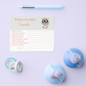 ベビー、猫、赤ちゃんシャワーカードをお願い チラシ (シングル)