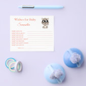 ベビー、猫、赤ちゃんシャワーカードをお願い チラシ (シングル)