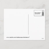 ベビー: 私の最初バレンタイン- シーズンポストカード (裏面)