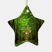 ベビー: 私の最初新年- セラミックオーナメント (右)