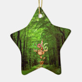 ベビー: 私の最初新年- セラミックオーナメント (左)