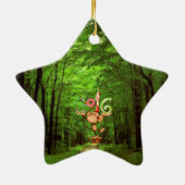 ベビー: 私の最初新年- セラミックオーナメント (裏面)