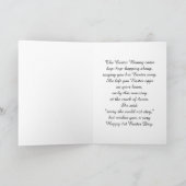 ベビー/第1イースター-ピンクのバニー シーズンカード (内部)