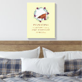 ベビー |賛美は神から |リース |写真保存 キャンバスプリント (インサイチュ (寝室))