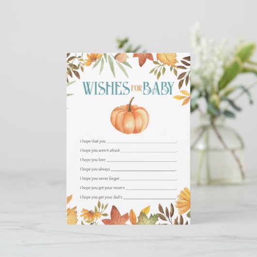 ベビー、赤ちゃんシャワーのウィッシュエンクロージャへの願い (スタンド正面)