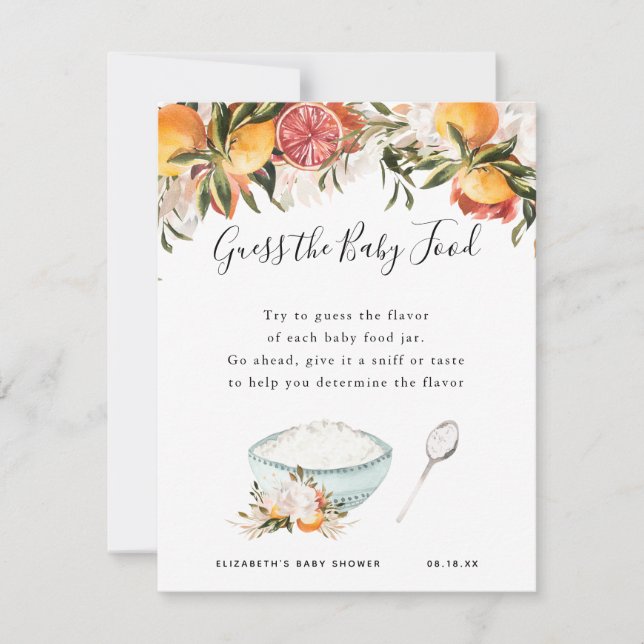 ベビー |赤ちゃんシャワーゲーム (正面)