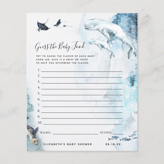 ベビー |赤ちゃんシャワーゲーム (正面)