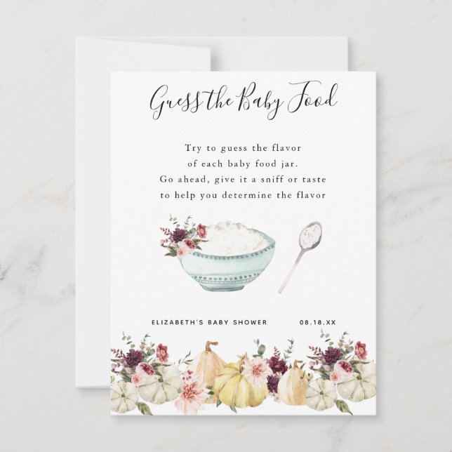 ベビー |赤ちゃんシャワーゲーム (正面)