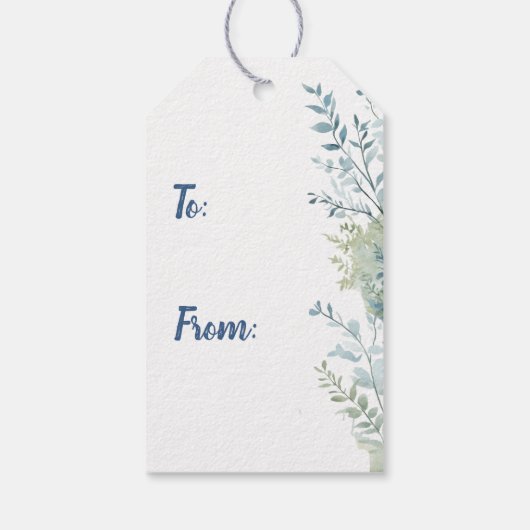 ベビー | 魚釣りベビーとテディベア ギフトタグ