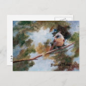 ベビー（鳥）ショウジョウコウカンチョウはがき ポストカード (正面/裏面)