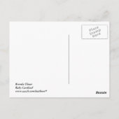 ベビー（鳥）ショウジョウコウカンチョウはがき ポストカード (裏面)