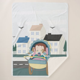 ベビー・鳩 シェルパブランケット
