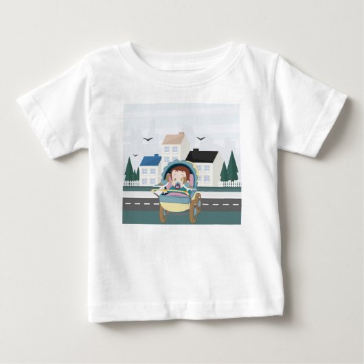 ベビー・鳩 ベビーTシャツ (正面)