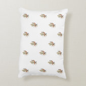 ベビー: Little Birds Kingfisher (OR.W.) - アクセントクッション (裏面(縦))