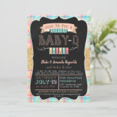 ベビー-Qガールベビーシャワー 招待状 (スタンド正面)