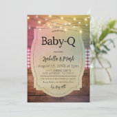 ベビー-Qバーベキューベビーシャワー 招待状 (スタンド正面)