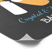 ベビー-Qビールベビーはブルーイング8x10サイン ポスター (角)