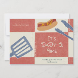 ベビー-Qベビーシャワー招待状 招待状