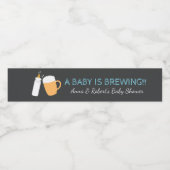 ベビー-Q Aベビーはブルーイングボーイウォーターボトルラベル ペットボトルラベル (シングルラベル)