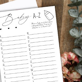 ベビーABCシャワーゲーム