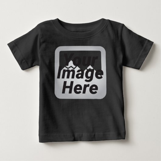ベビーAmerican Apparel七分袖ラグランTシャツ ベビーTシャツ (正面)