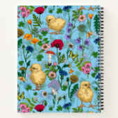 ベビーblueHand-chの鶏と野描花 ノートブック (裏面)