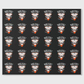 ベビーDo not Hertz Me おもしろい Sound Pun Dark BG ラッピングペーパー (フラット)