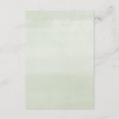 ベビーeの冬の素朴な緑の松の木の本 エンクロージャーカード (裏面)