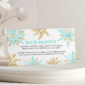 ベビーEnclo用の小さなスノーフレークの赤ちゃんシャワーの本 エンクロージャーカード