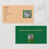 ベビーGroundhog/Woodchuck名刺 名刺 (正面/裏面)