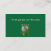 ベビーGroundhog/Woodchuck名刺 名刺 (裏面)