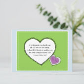 ベビーHoshorありがとう サンキューカード (スタンド正面)