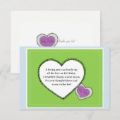 ベビーHoshorありがとう サンキューカード (正面/裏面)