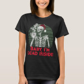 ベビーI'm Dead Inside Skeleton Working Tシャツ (正面)