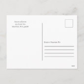 ベビーitsコールドアウタータイポグラフィウィンターホリデイ シーズンポストカード (裏面)