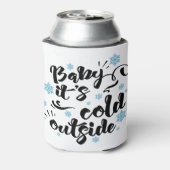 ベビーitsコールドアウタータイポグラフィウィンターホリデイ 缶クーラー (缶裏面)