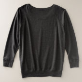 ベビーIts寒さOutside Black and White Women's プラスサイズTシャツ (デザイン裏面)