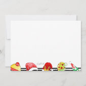 ベビーIt's Cold Outside Holiday Sip and See 招待状 (裏面)