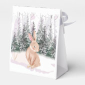 ベビーIt's Cold Outside winter bunnyベビーショウ フェイバーボックス (裏面サイド)