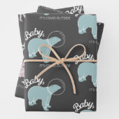 ベビーIt's Covid Outside Animal Wrapping紙セット ラッピングペーパーシート (インサイチュ)