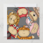 ベビーLadybug Firstハローウィンパーティ 招待状 (裏面)