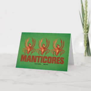 ベビーManticoresヴィンテージグラフィック カード