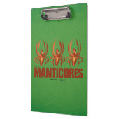 ベビーManticoresヴィンテージグラフィック クリップボード (左)