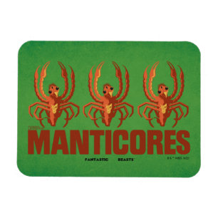 ベビーManticoresヴィンテージグラフィック マグネット