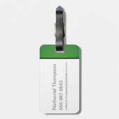 ベビーManticoresヴィンテージグラフィック ラゲッジタグ (裏面縦)