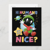 ベビーMARVIN THE MARTIAN™|ハイヒューマンズ インビテーションポストカード (正面/裏面)